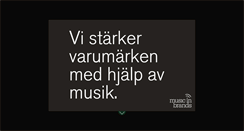 Desktop Screenshot of musicinbrands.se