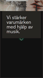 Mobile Screenshot of musicinbrands.se