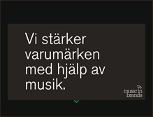 Tablet Screenshot of musicinbrands.se
